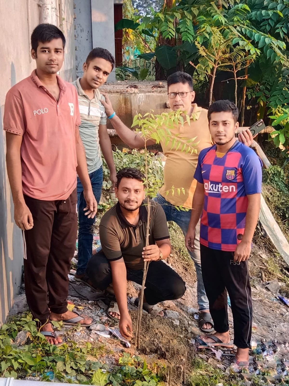 Tree planting activity